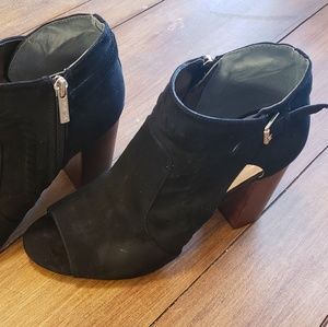 Ladies black booties
